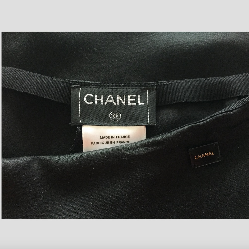 Chanel silk Trousers with attached skirt - Picture 12 of 13